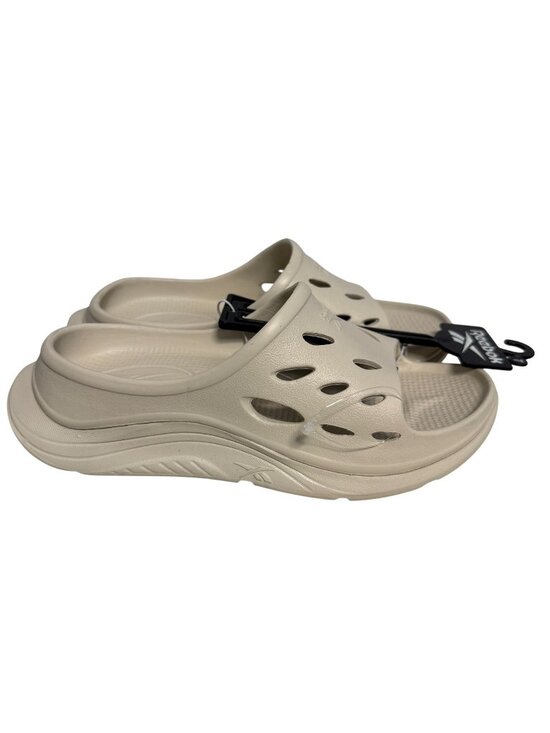 Reebok Other - Reebok Comfort Platform Slides Tan Mens Size 7 New NWOT Shower Beach
